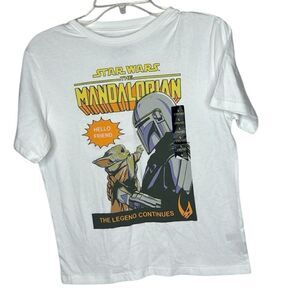 Star Wars Mandalorian Youth T-shirt. Size Large (10-12).